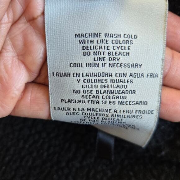 Levi's Men's Sherpa Hooded Jacket Size L Black Streetwear Grunge Skater Workwear - Picture 8 of 10